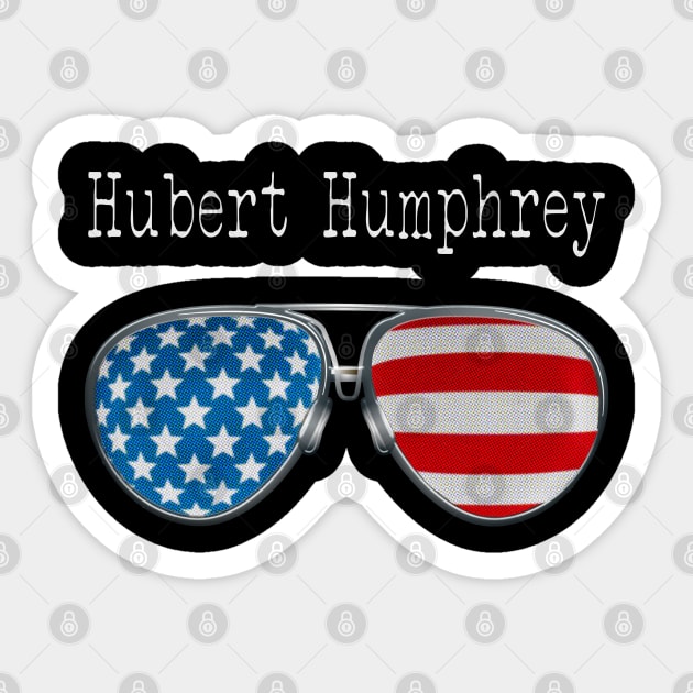 AMERICA PILOT GLASSES HUBERT HUMPHREY Sticker by SAMELVES